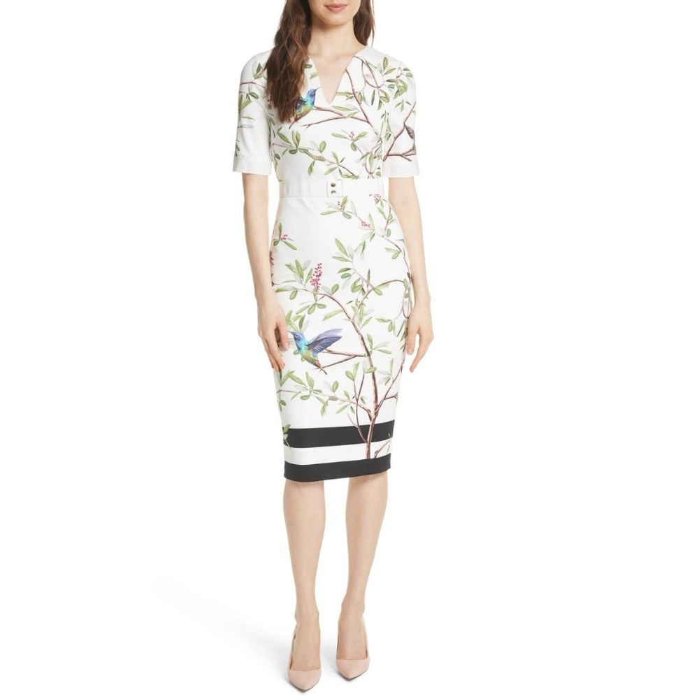 Ted Baker Everly Highgrove Sleeved Bodycon Dress